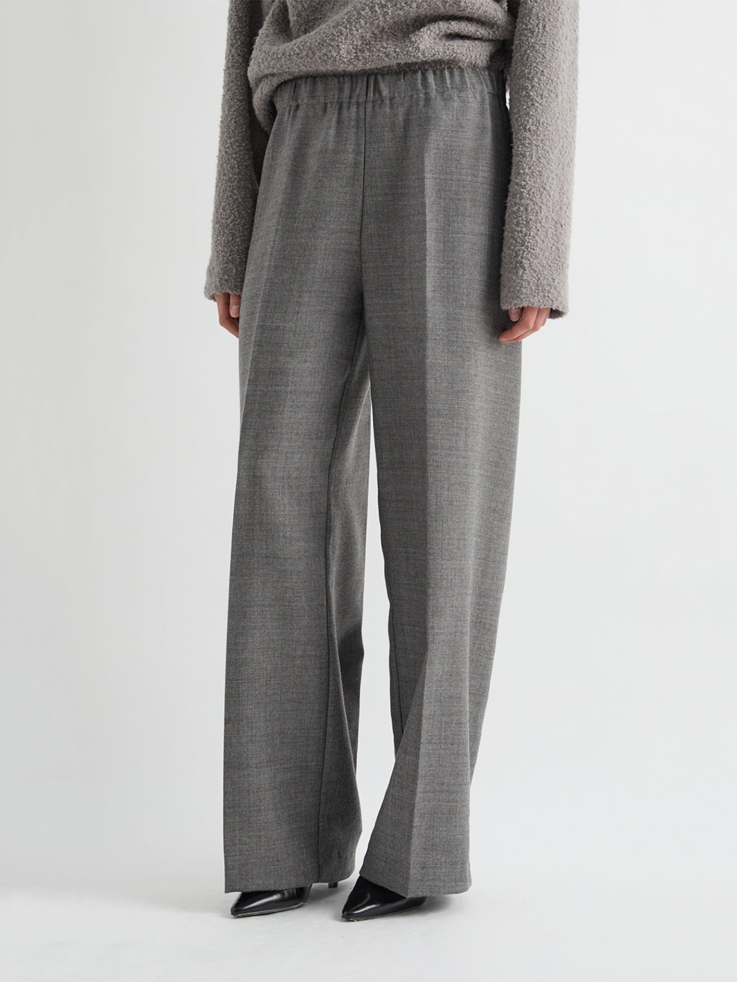 Pull-On Pants in Grey
