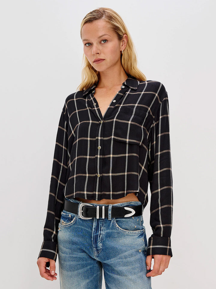Malin Shirt in Onyx Sand Birch