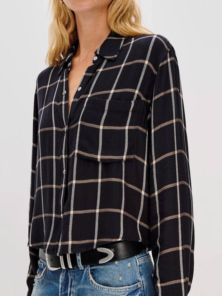 Malin Shirt in Onyx Sand Birch