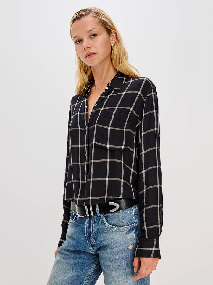 Malin Shirt in Onyx Sand Birch