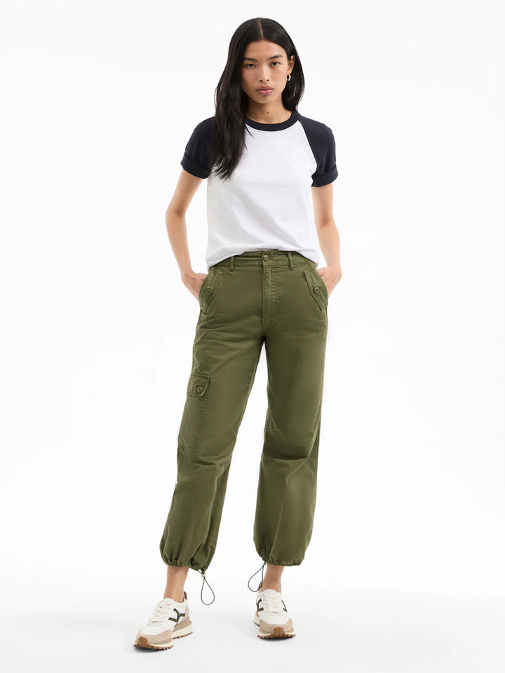 Mandy Parachute Pants in Army