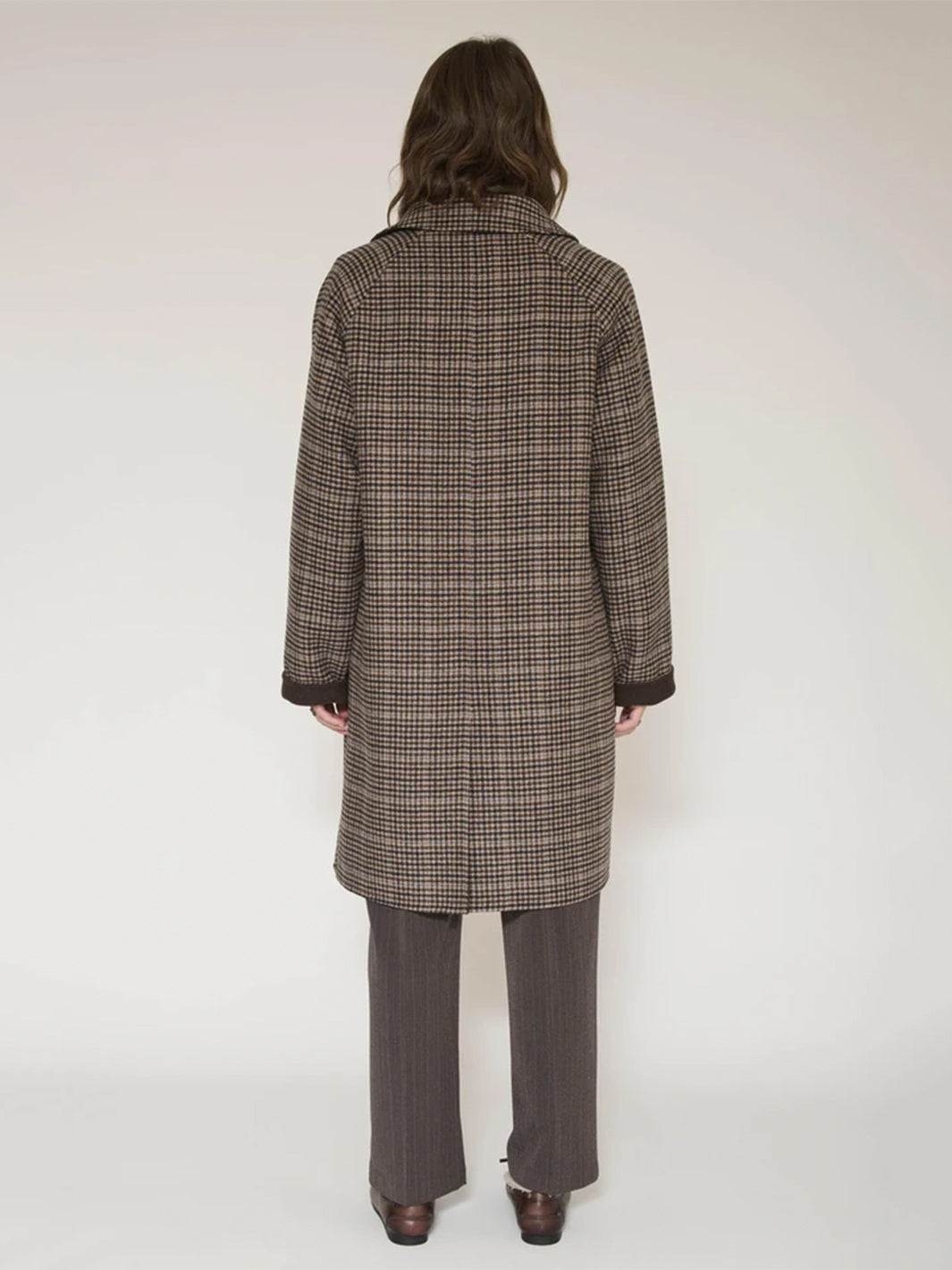 Manel Coat in Brown
