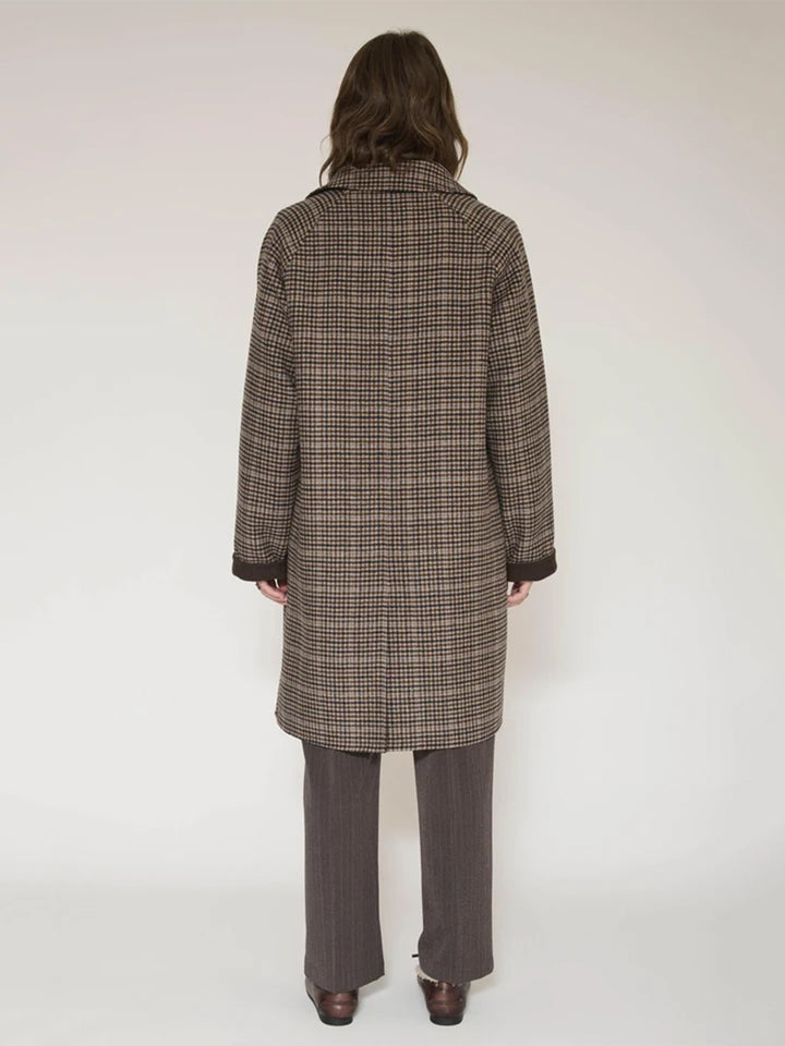 Manel Coat in Brown