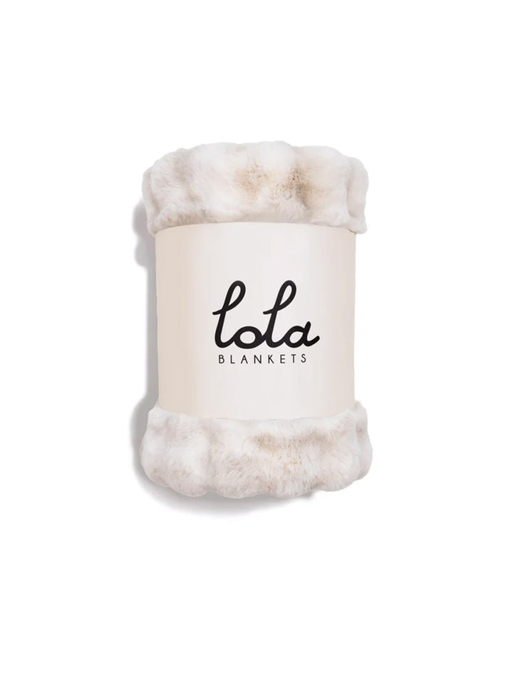 Beige Weighted Blanket in Cappuccino