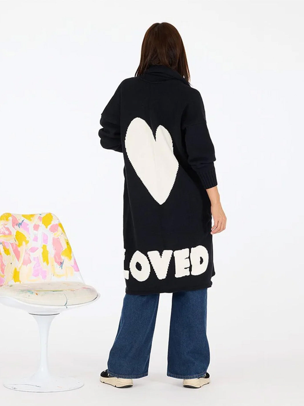 Mercer Cotton Cashmere Duster in Black