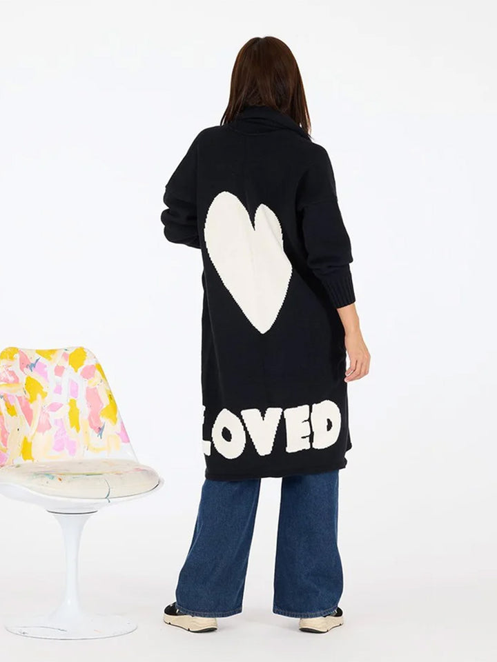 Mercer Cotton Cashmere Duster in Black