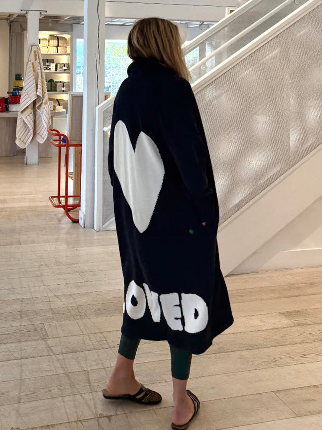 Mercer Cotton Cashmere Duster in Black