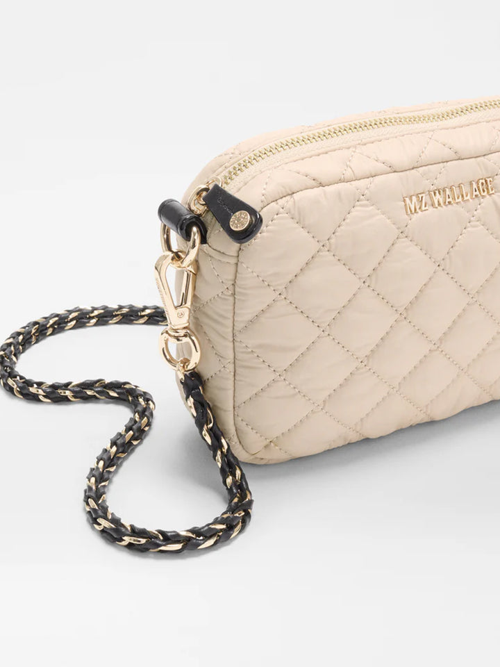 Mini Crosby Crossbody in Buff/Black