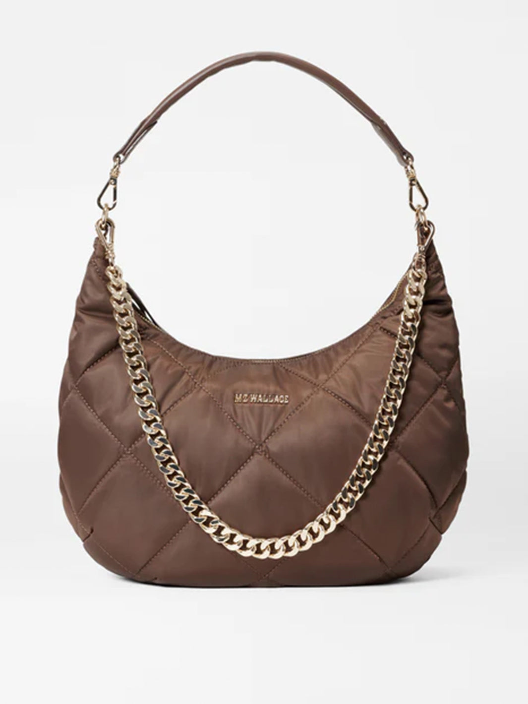 Madison Shoulder Bag in Walnut