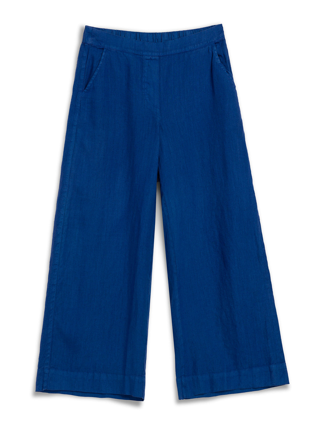 Maisie Wide Leg Pull-On Pant in Cabo Blue