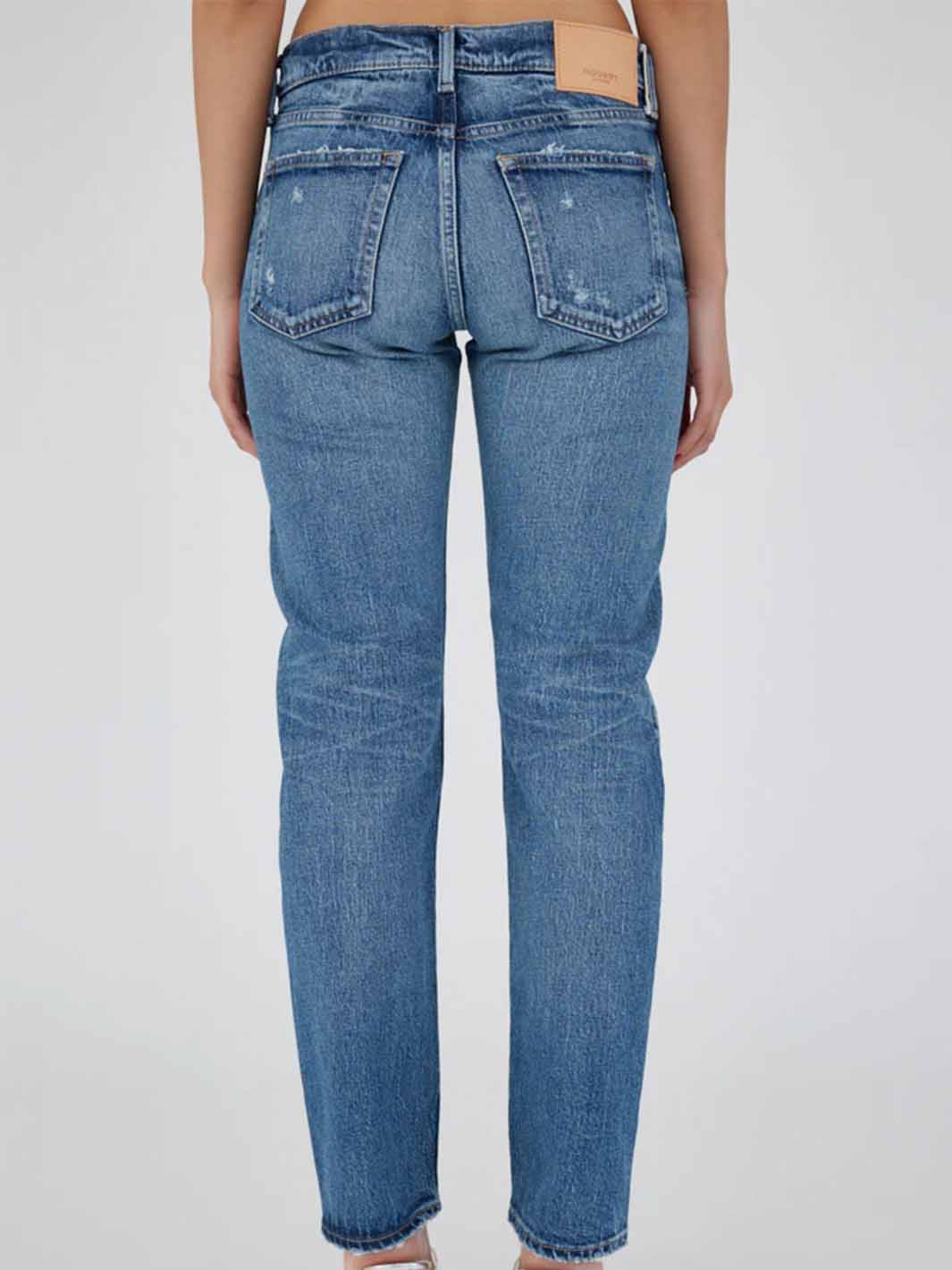 Mallard Slim Straight Jean in Dark Blue