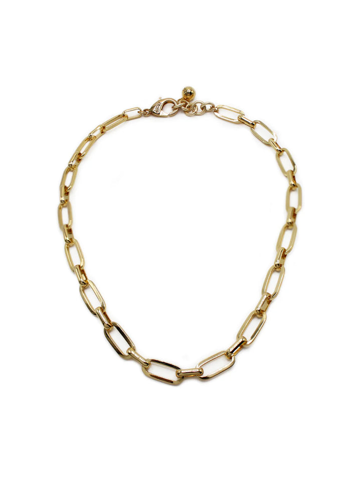 Plaza Mama Link Necklace Base in Gold