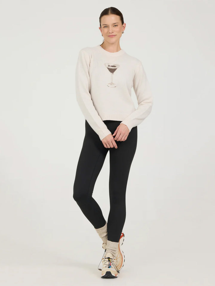 Martini Time Crewneck in Ivory