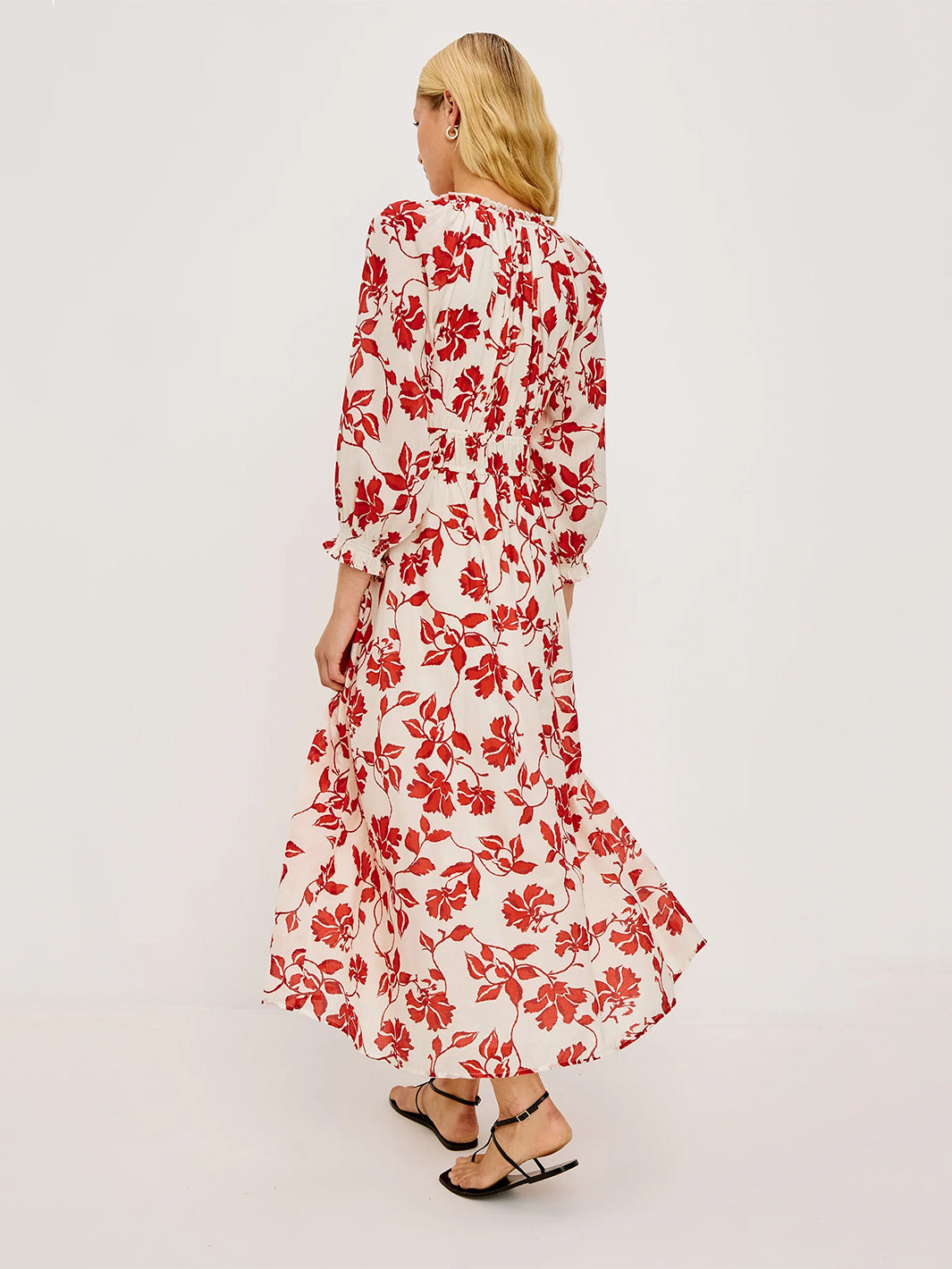 Matia Dress in Red Jasmine