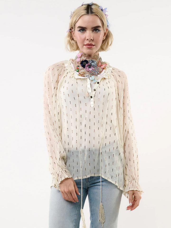 Maven Blouse in Ivory