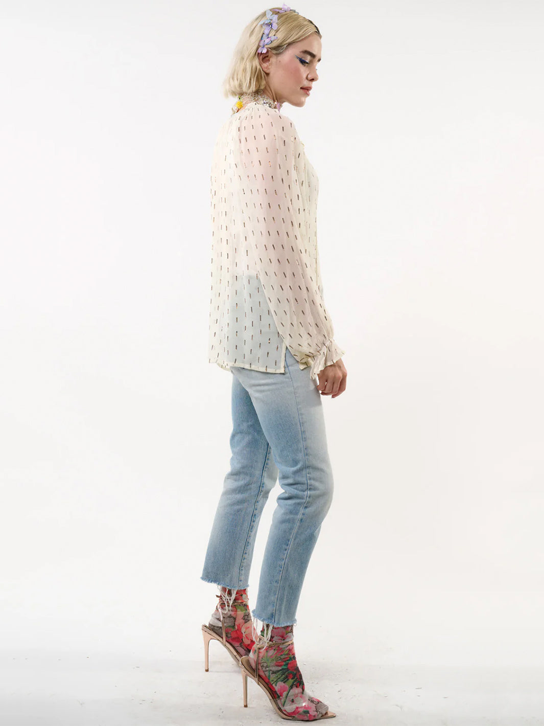 Maven Blouse in Ivory