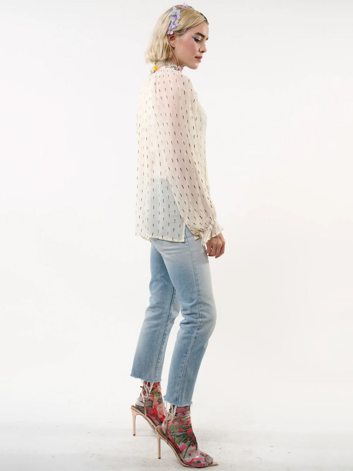 Maven Blouse in Ivory