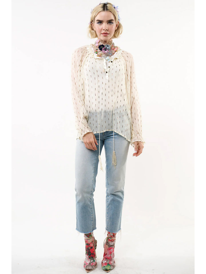 Maven Blouse in Ivory