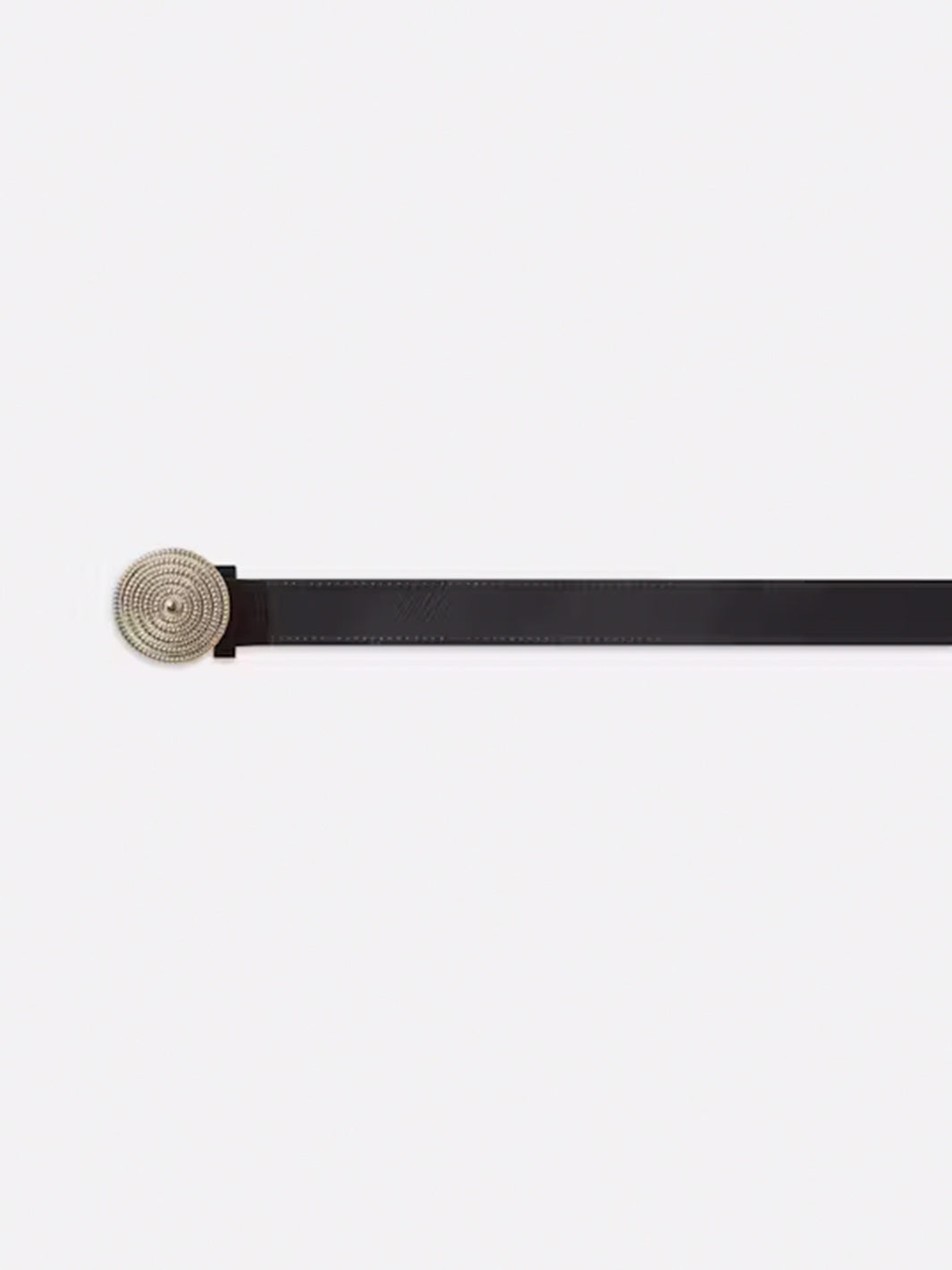 Medallion Buckle Belt in Black