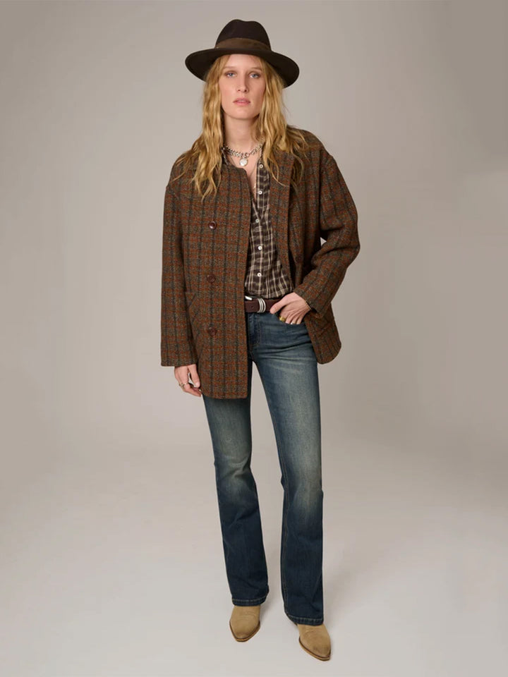 Melina Coat in Checks