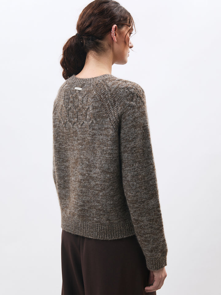 Menara Sweater in Taupe Grey