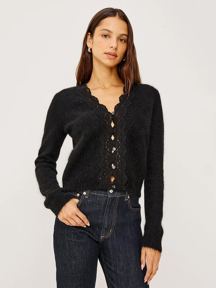 Mer Cardigan in Black