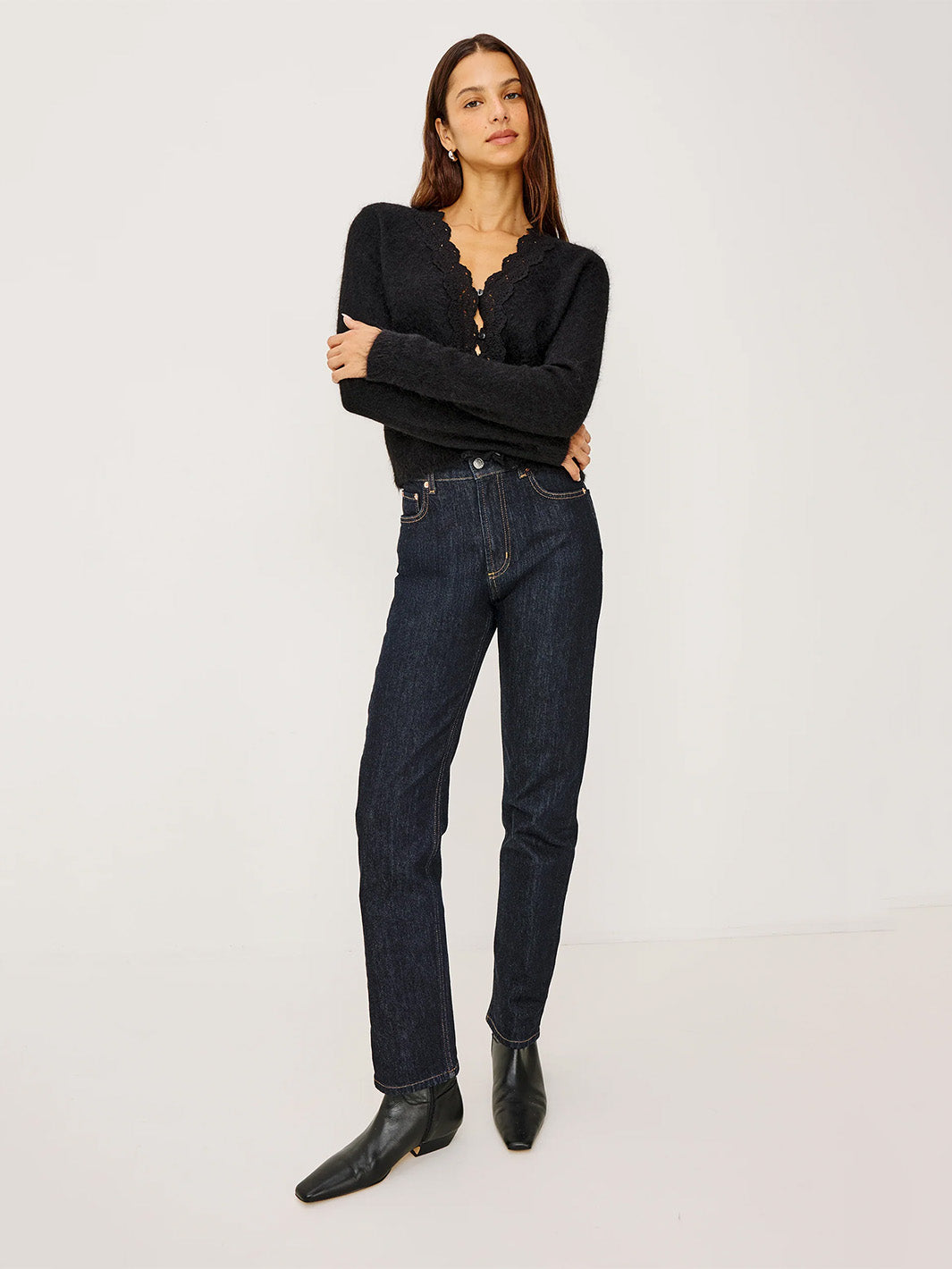 Mer Cardigan in Black