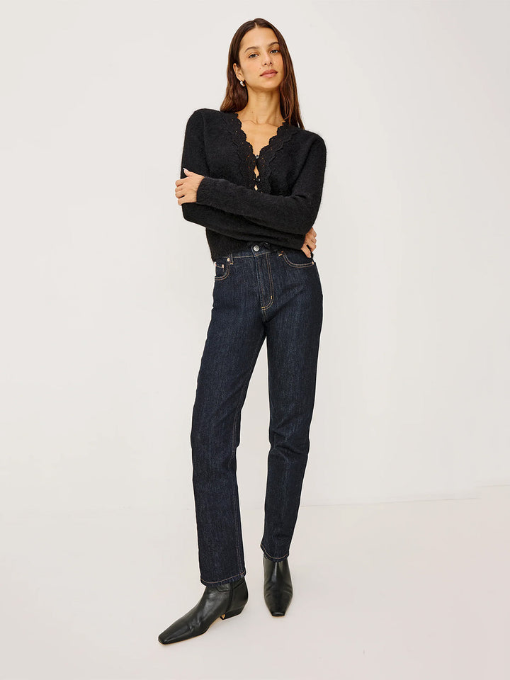 Mer Cardigan in Black