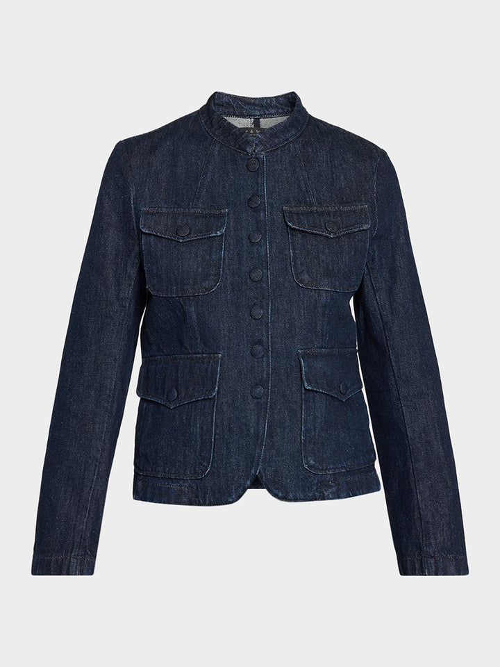 Mercer Blazer in Dark RInse