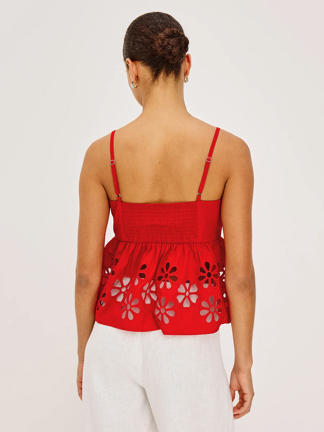 Meru Top in Scarlet