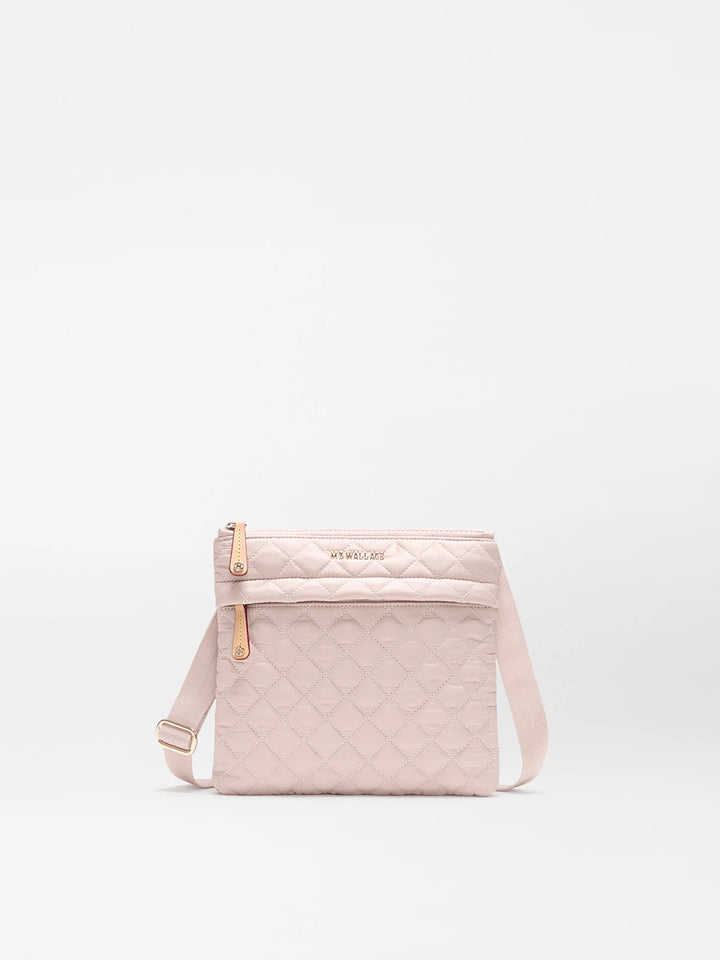 Metro Flat Crossbody in City Pink