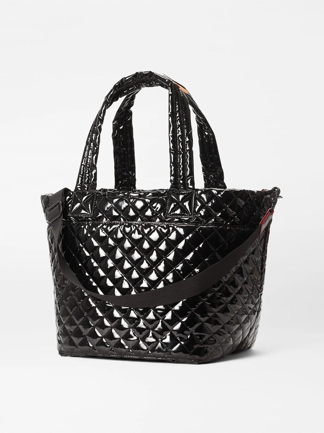 Medium Metro Tote Deluxe in Black Lacquer