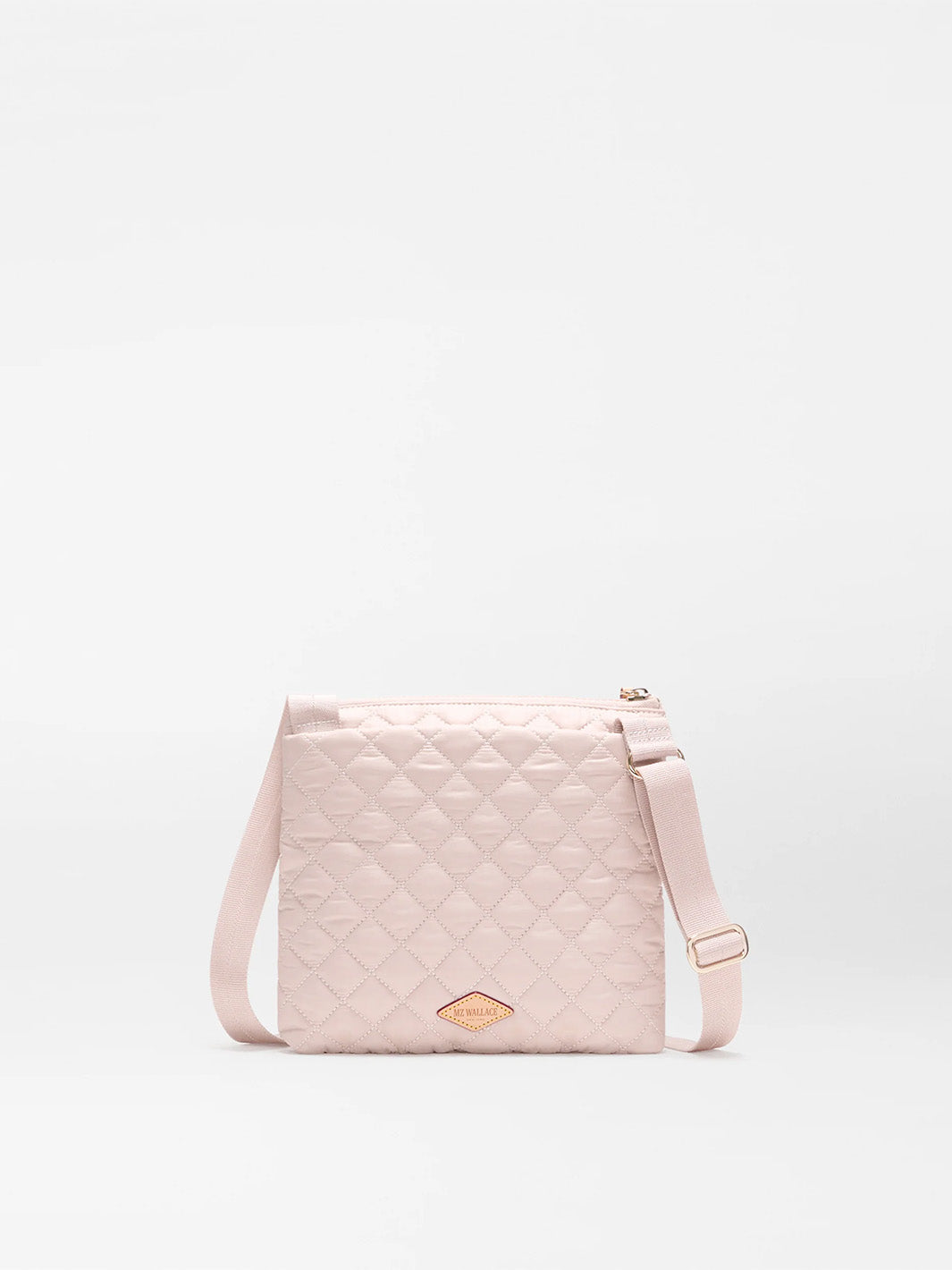 Metro Flat Crossbody in City Pink