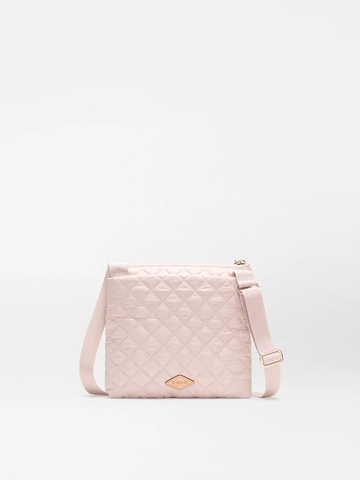 Metro Flat Crossbody in City Pink