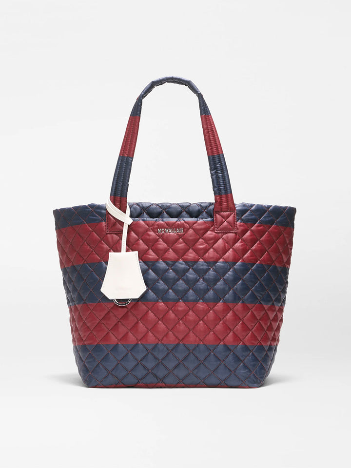 Medium Metro Tote in Rugby Stripe