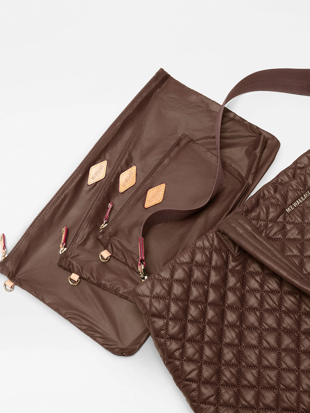 Large Metro Tote Deluxe in Walnut