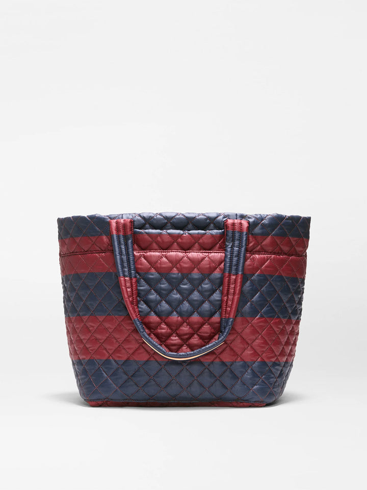 Medium Metro Tote in Rugby Stripe