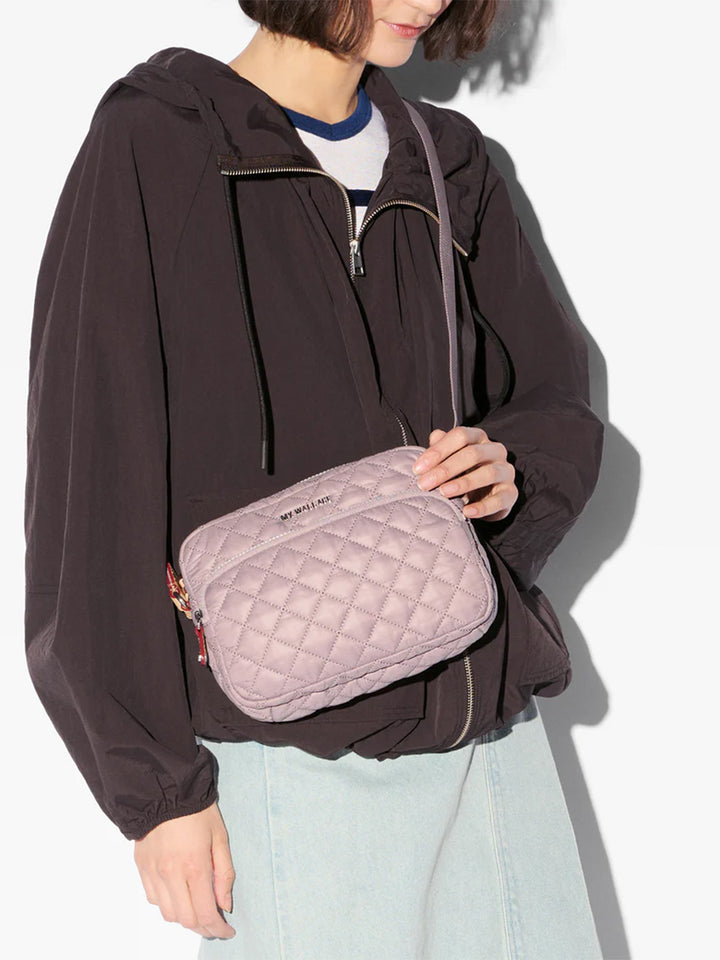 Small Metro Camera Crossbody Bag in Quail