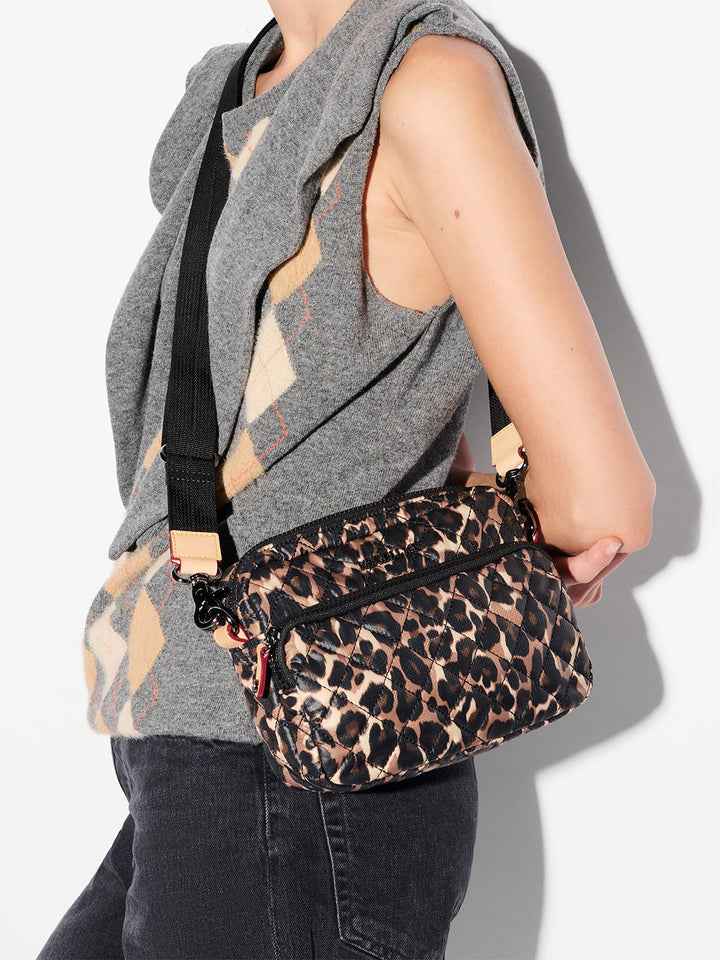 Small Metro Camera Bag in Leopard