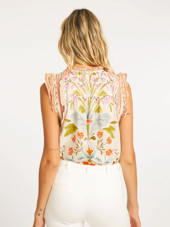 Micheline Top in Vintage Floral