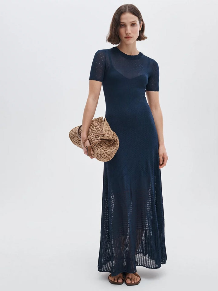 Michelle Maxi Dress in Navy
