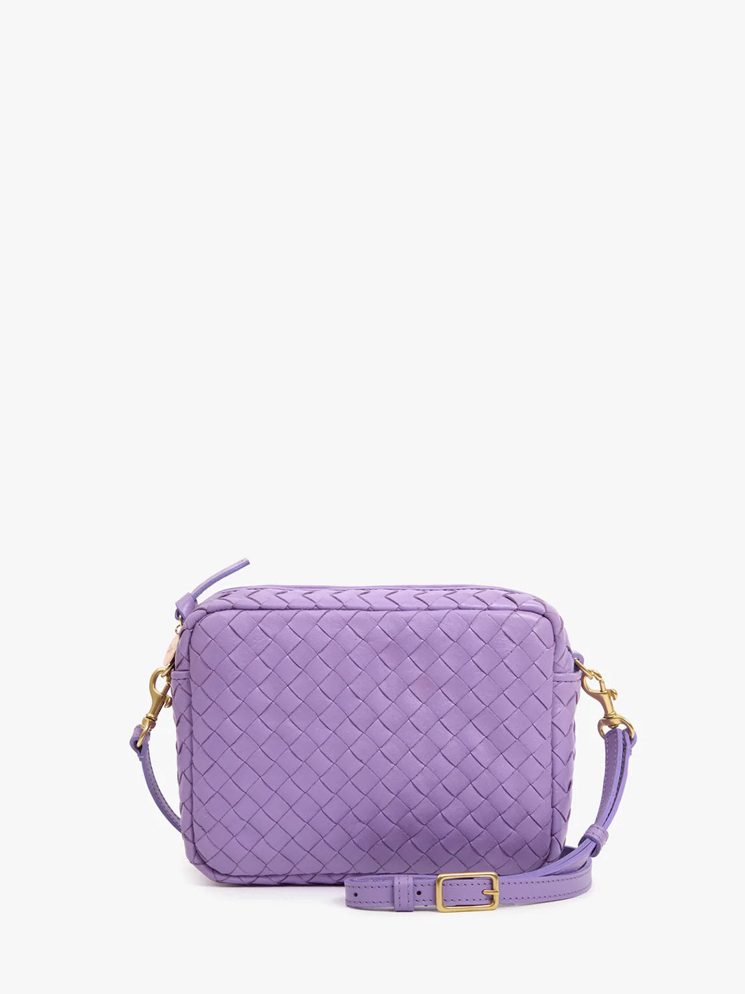 Midi Sac in Jacaranda Diagonal Woven