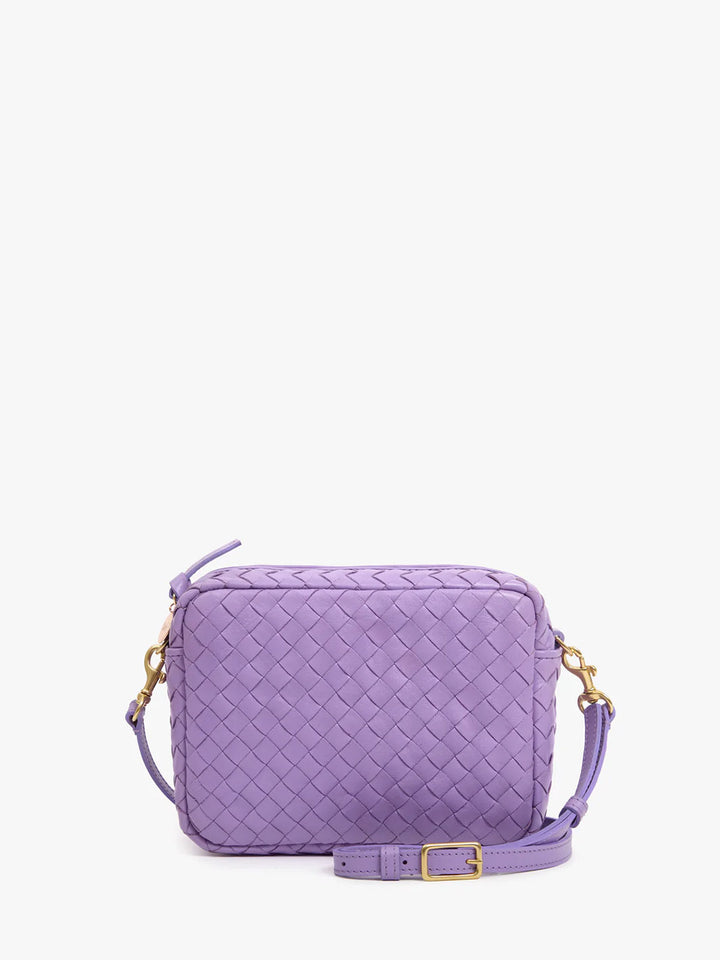 Midi Sac in Jacaranda Diagonal Woven