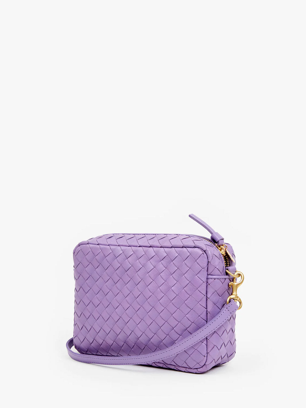 Midi Sac in Jacaranda Diagonal Woven