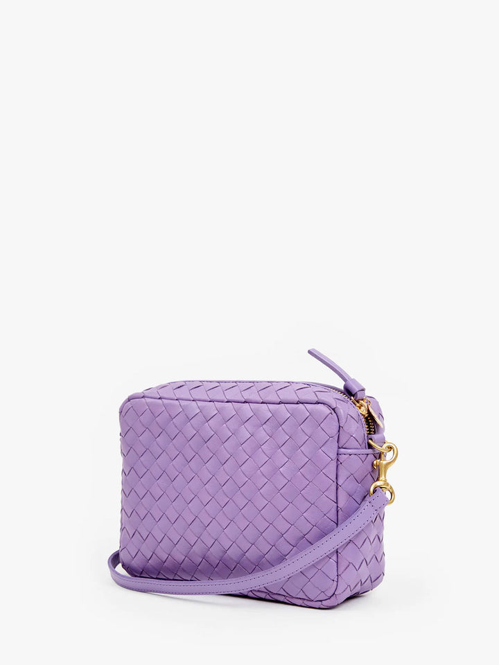 Midi Sac in Jacaranda Diagonal Woven