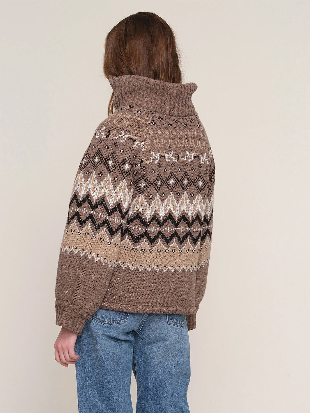 Miles Puffer in Taupe