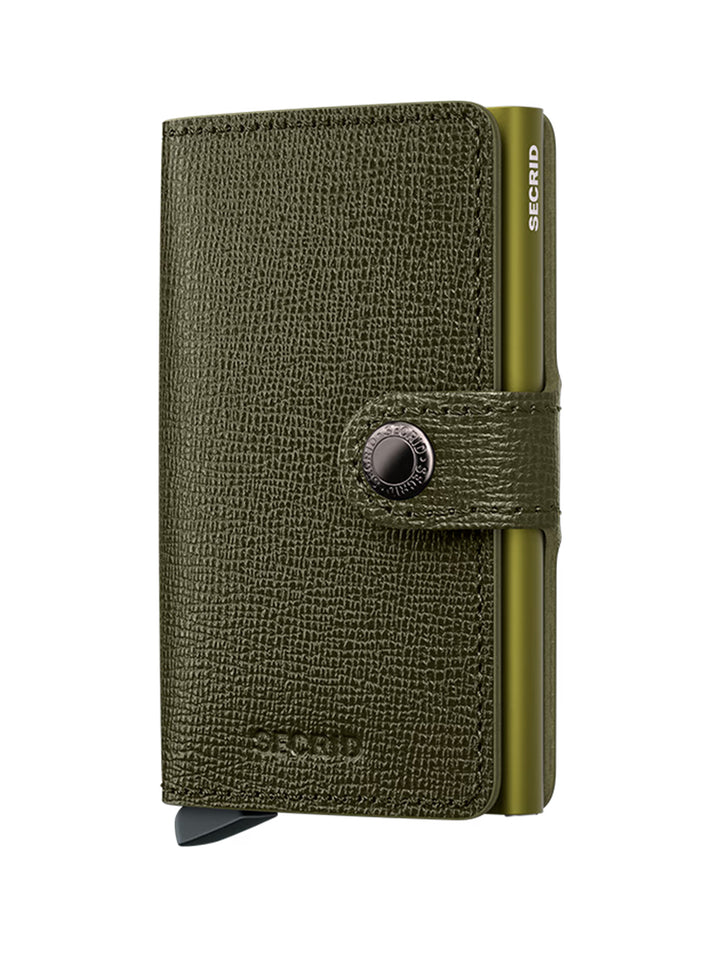 Mini Wallet Crisple in Kelp