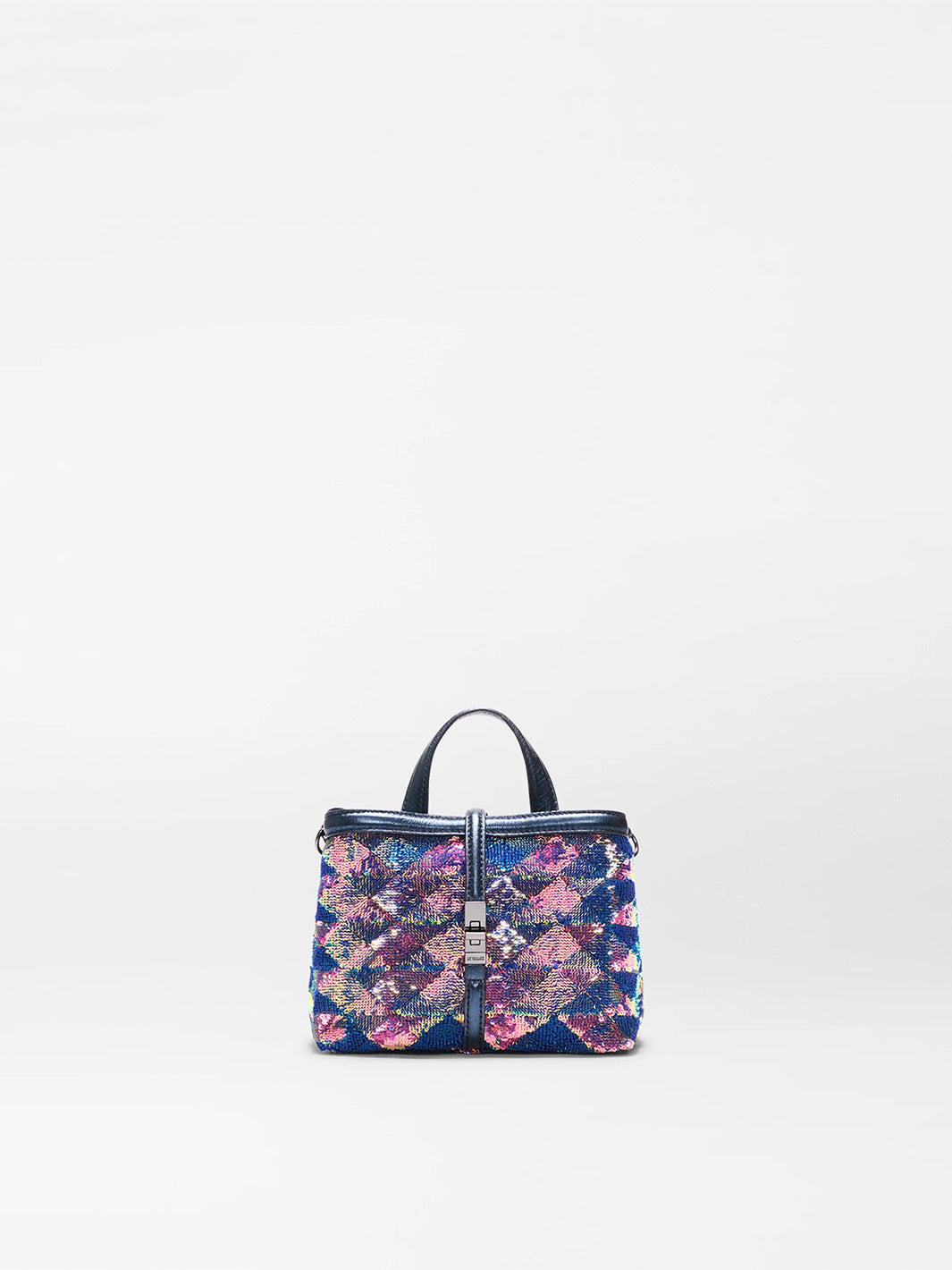 Mini Astor Top Handle in Aurora Sequin