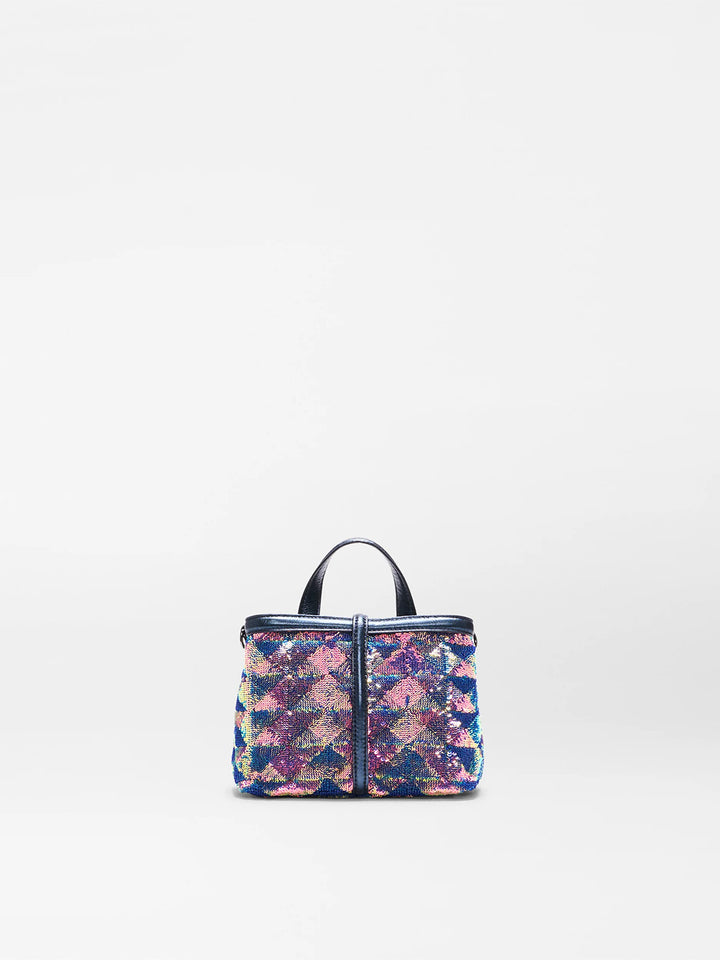 Mini Astor Top Handle in Aurora Sequin