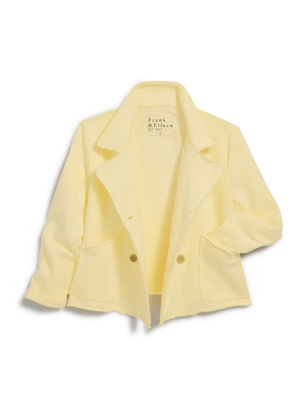 Mini Belfast Crop Peacoat in Canary